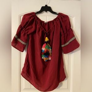 Women’s Deco Style Brand Boho Pleasant Blouse L